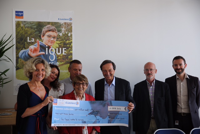 Un million d'euros pour la Ligue Nationale contre le cancer !