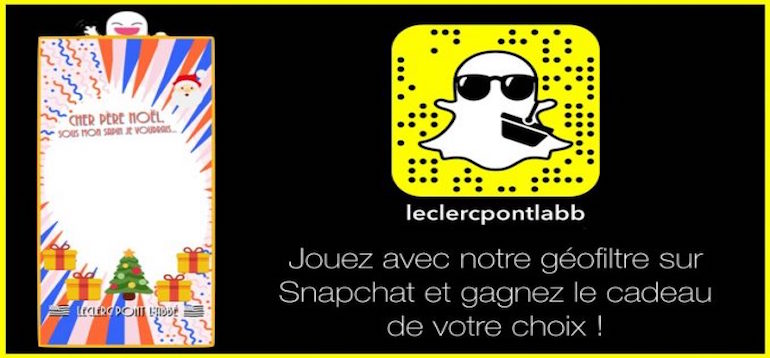 Snapchat : la génération hyper se connecte ! Jeu concours E.Leclerc