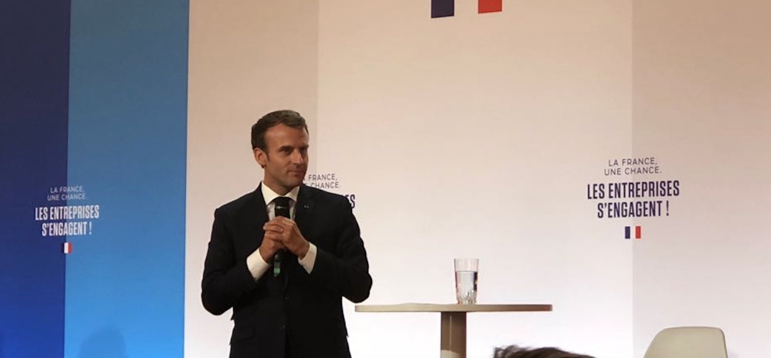 Macron Les entreprises s'engagent à l'Elysée