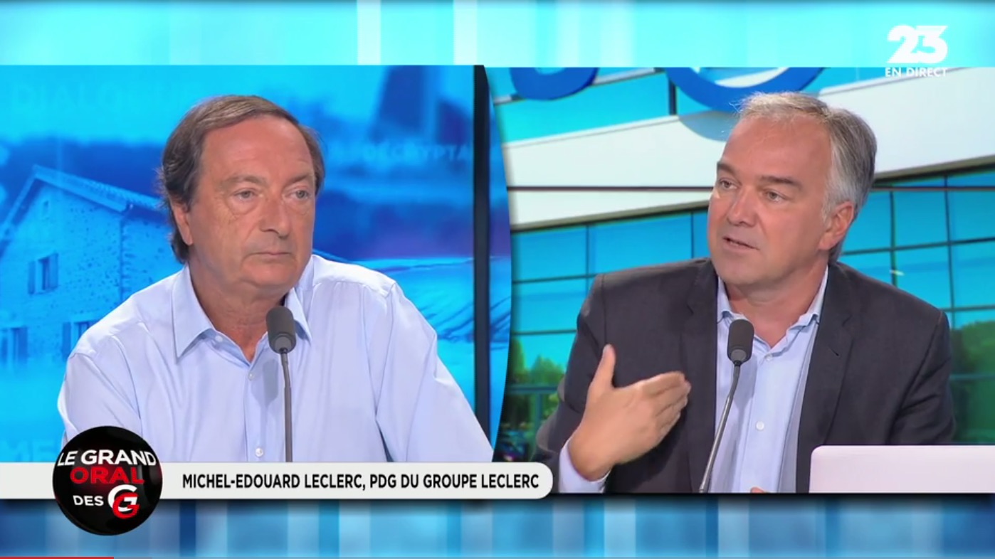 Michel-Edouard Leclerc invité de l'émission "Les Grandes Gueules" sur RMC et RMC Story 