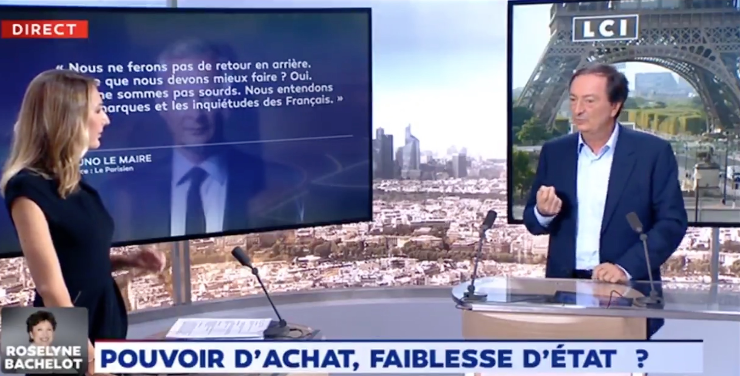 Interview de Michel Edouard Leclerc sur LCI : pouvoir d'achat, inflation, taxes, etc Michel Edouard Leclerc sur LCI