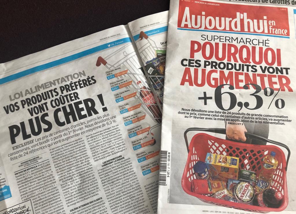 Hausse des prix : cagnottage, baisse MDD et promos chez E.Leclerc Hausse des prix hypermarchés