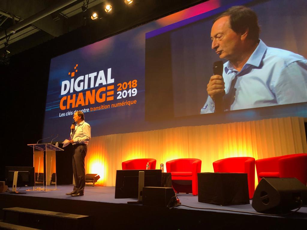 Rencontre avec des entrepreneurs et des dirigeants au Salon Digital Change à Nantes Salon "Digital Change" Nantes