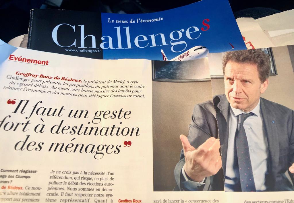 Le MEDEF nouveau après les gilets jaunes Gilets Jaunes MEDEF