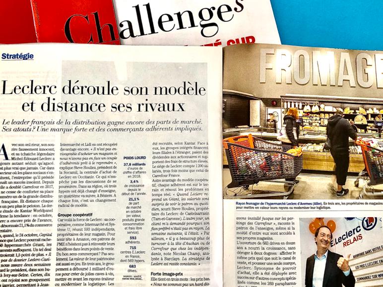 Quel modèle gagnant dans le commerce ? E.Leclerc Challenges Magazine