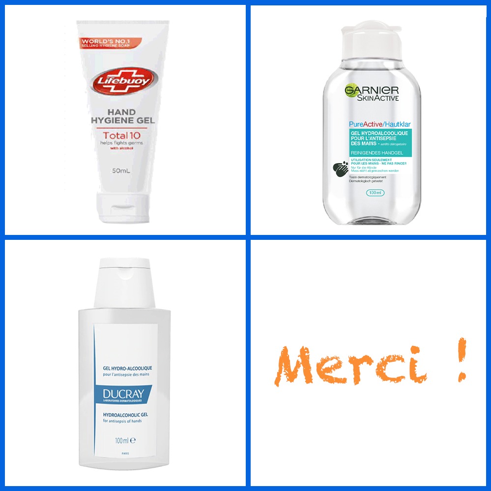 Merci gel hydroalcoolique