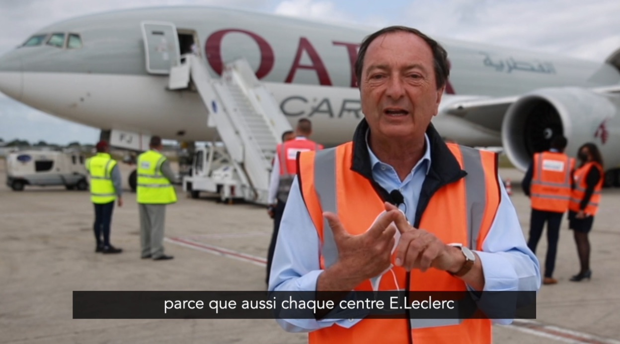 Comment se passe une livraison de masques à Roissy Livraison masques E.Leclerc