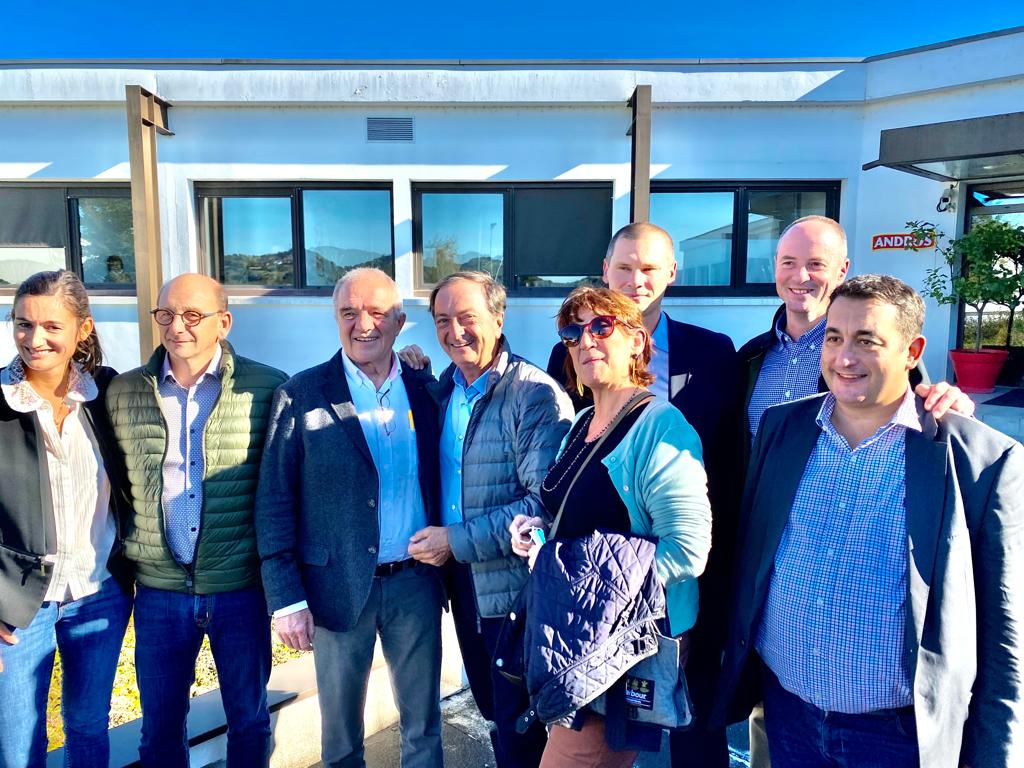 E.Leclerc rend visite aux équipes d'Andros ! Visite Andros