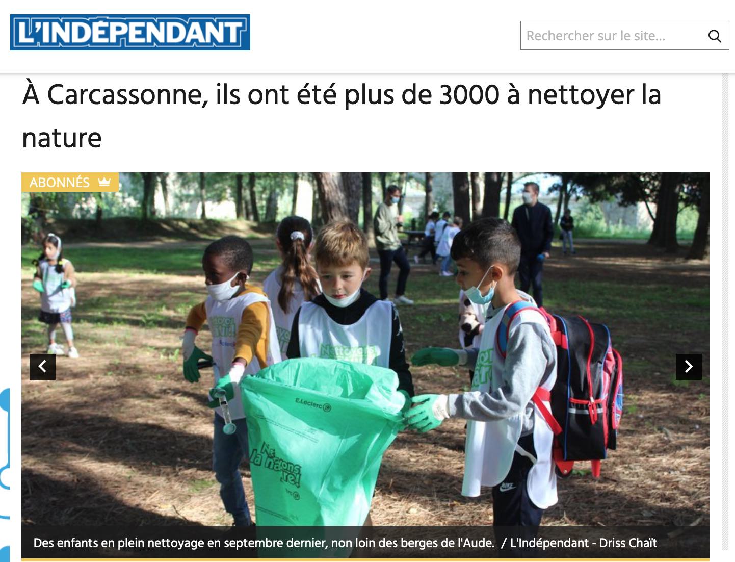 Opération "Nettoyons la nature" : 550.000 jeunes mobilisés ! Nettoyons la nature