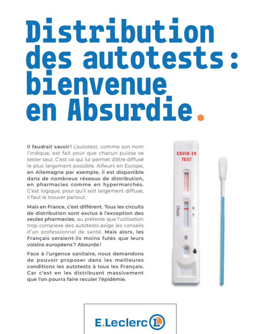 Auto-test chez E.Leclerc