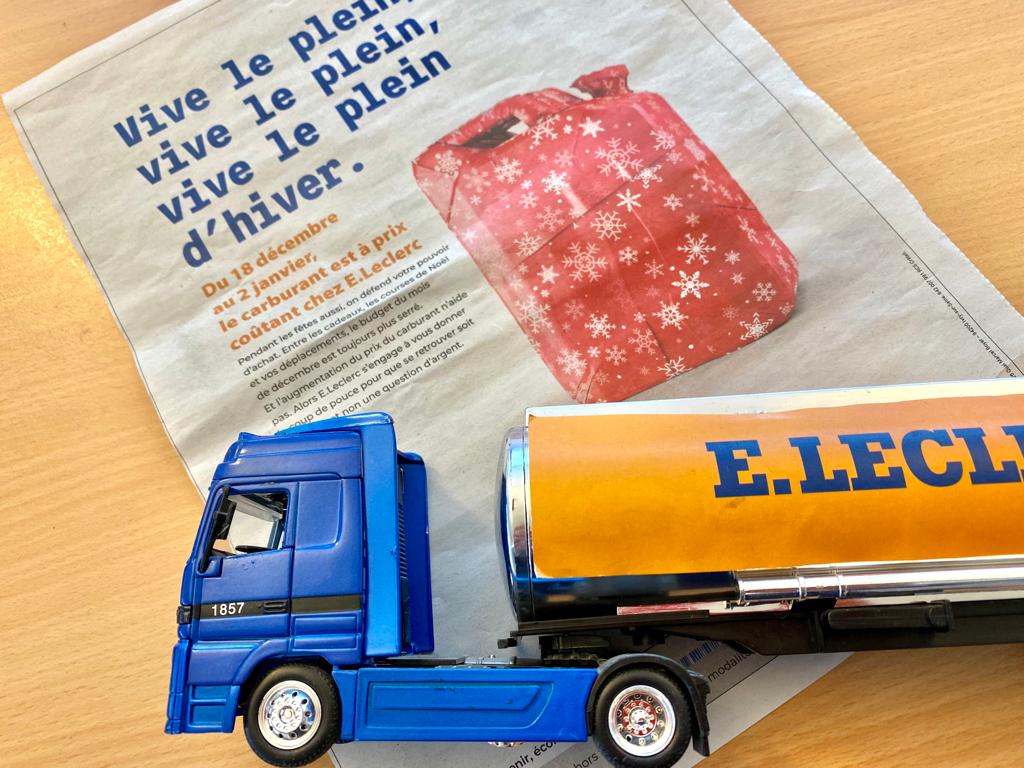 Promesse tenue : nouvelle opération carburants à prix coûtant pour les vacances de Noël chez E.Leclerc E.Leclerc carburant pas cher