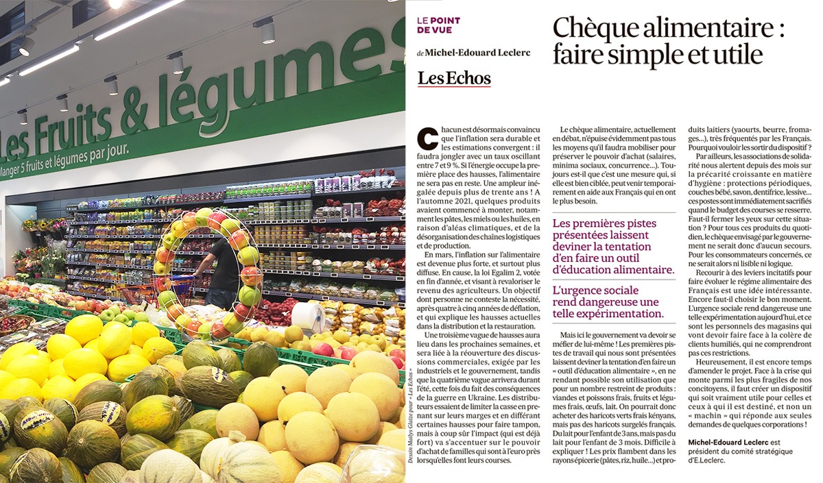 Chèque alimentaire gouvernement