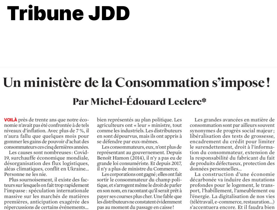 Tribune JDD