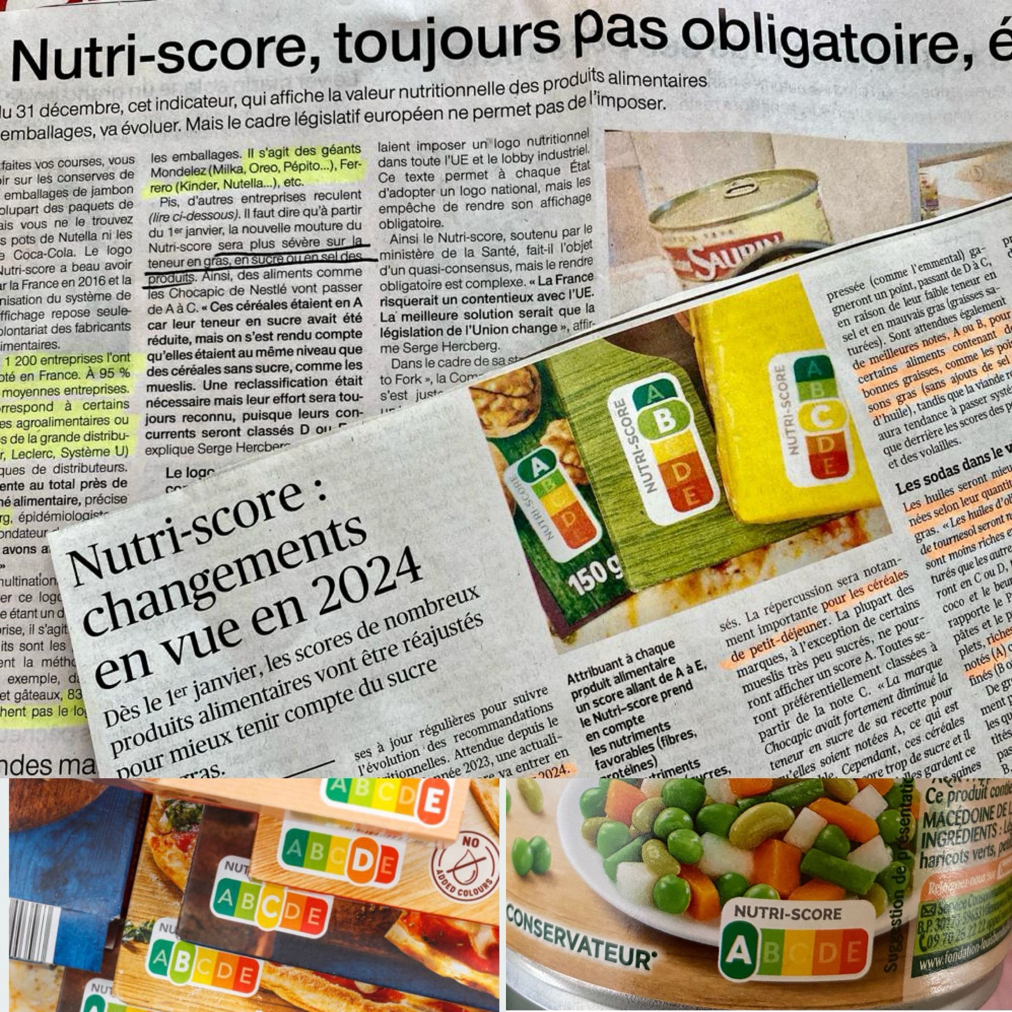 Nutri-Score : des changements pour 2024 ! 