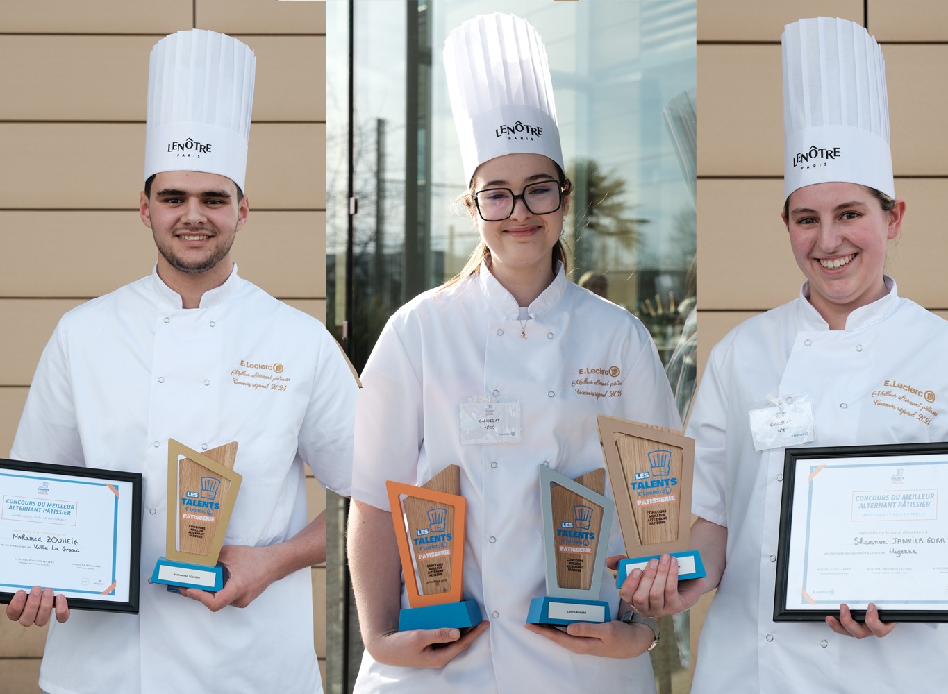 Finale nationale de la compétition des meilleurs pâtissiers et pâtissières E.Leclerc : félicitations aux gagnants ! 