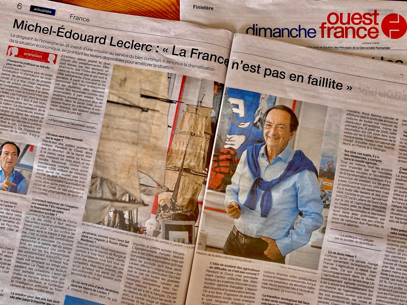 Interview à Ouest-France : comment "rallumer les feux" de la France ? Interview à Ouest-France : comment "rallumer les feux" de la France ?
