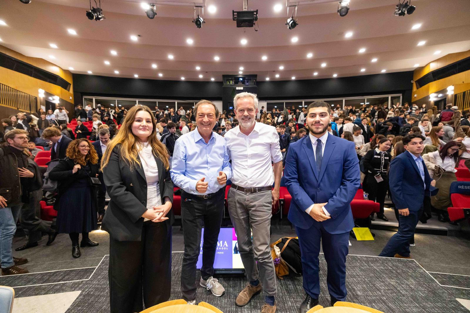 Sébastien Missoffe, DG de Google France, en conférence à NEOMA Business School