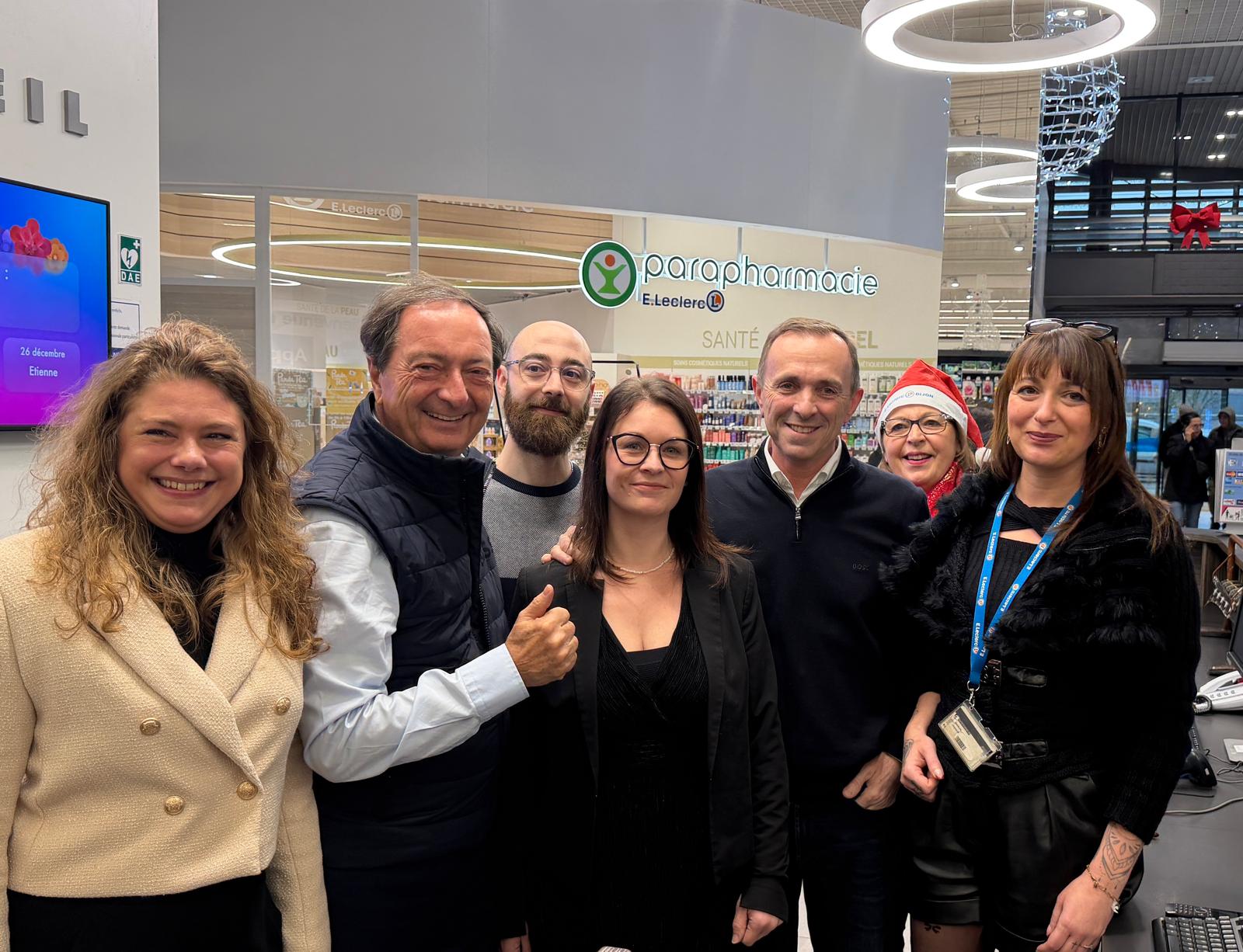 Dernière visite de l’année au centre E.Leclerc de Dijon !