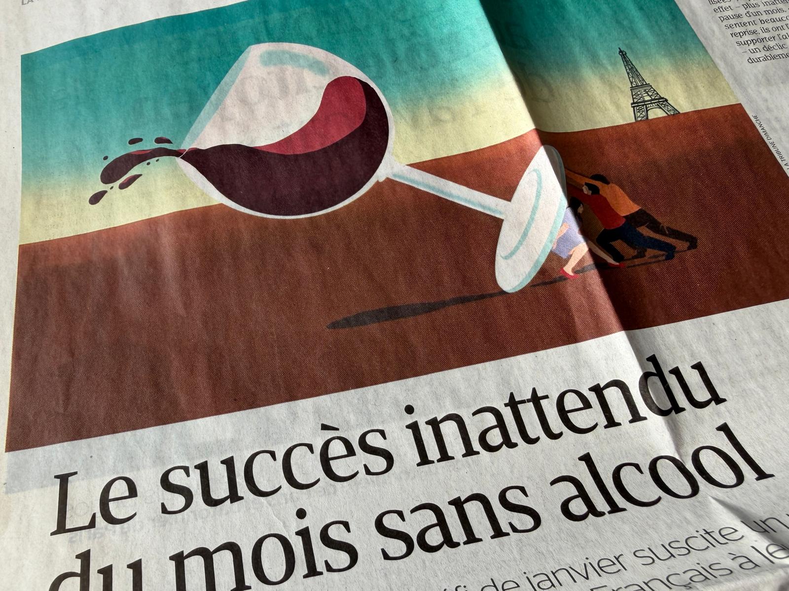 Dry January : une pratique qui s'installe dans le comportement des Français !