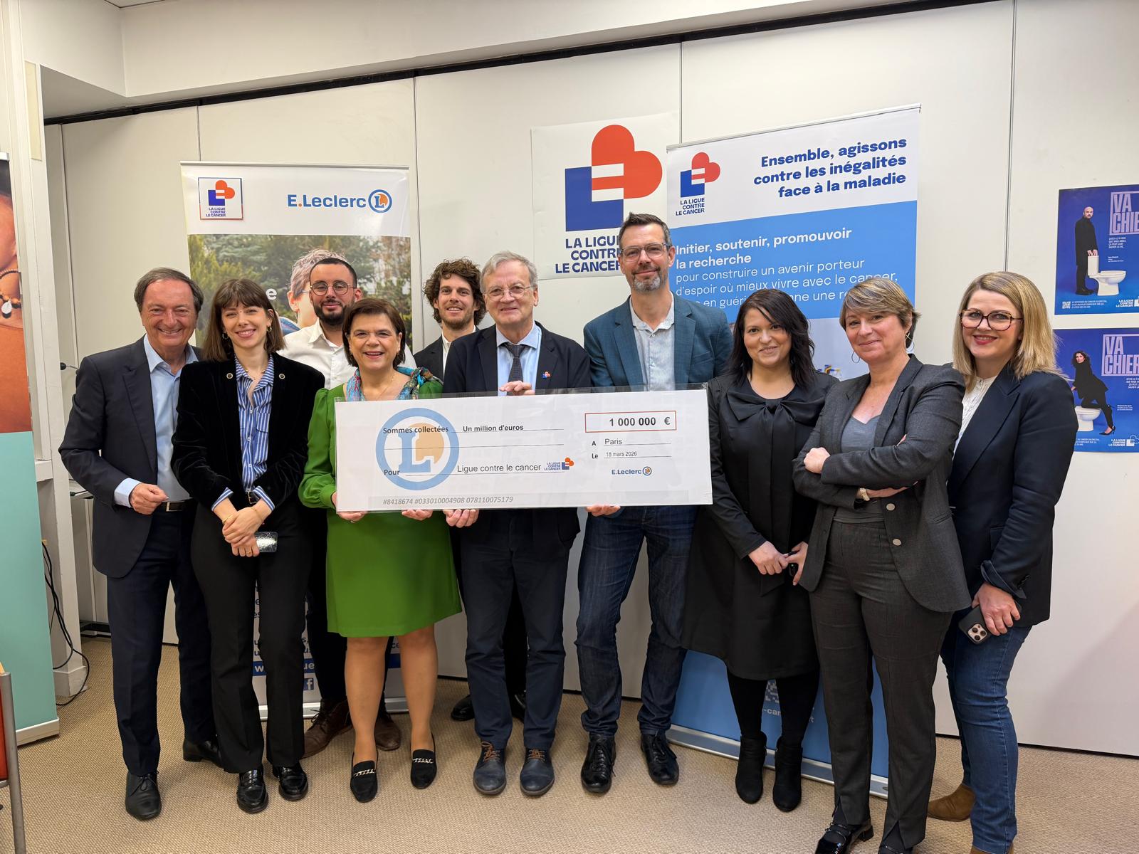 E.Leclerc mobilisé en faveur de la recherche contre les cancers pédiatriques 