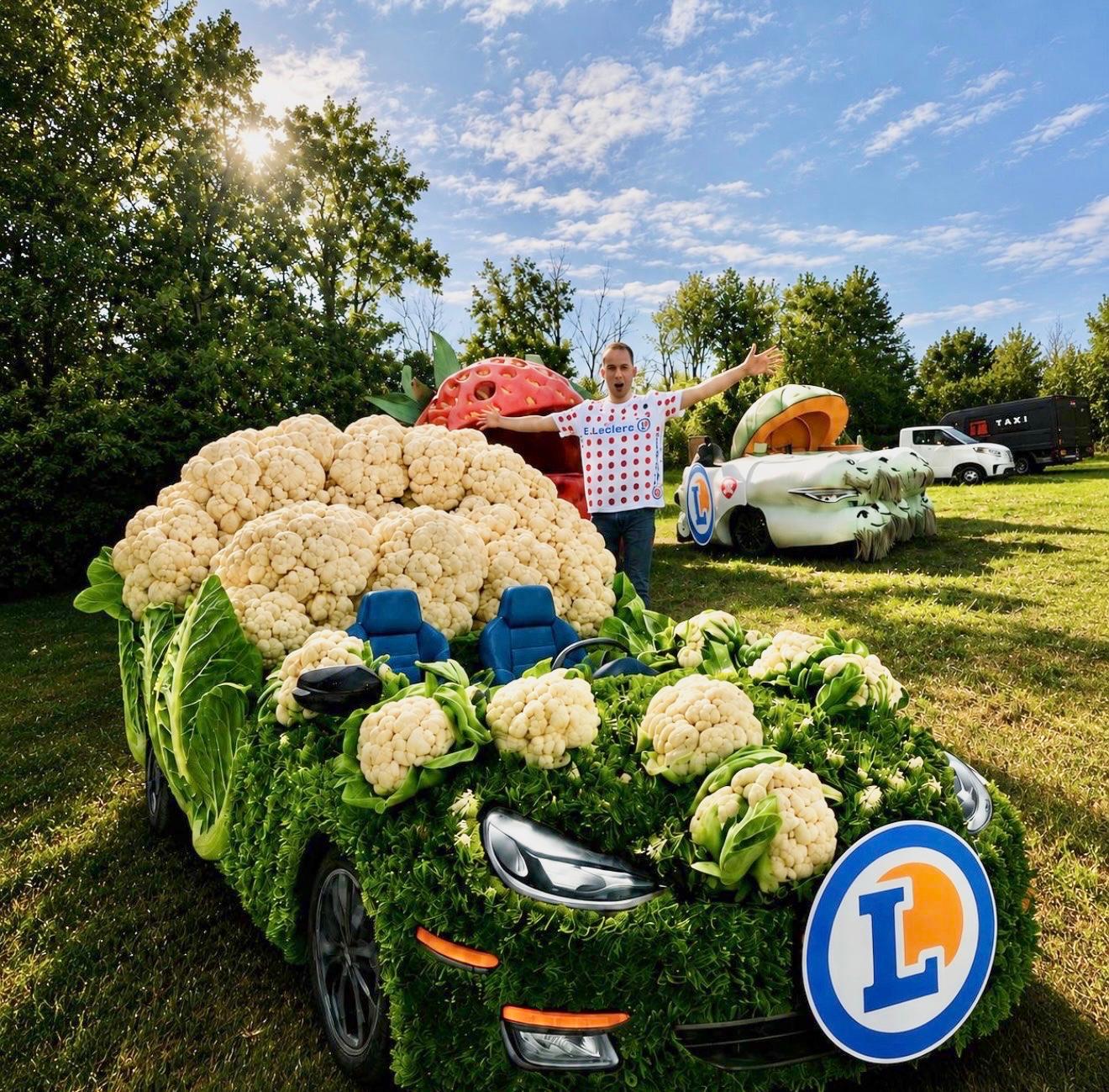 Job d'été : E.Leclerc recherche le chauffeur de son chou-fleur sur le Tour de France !