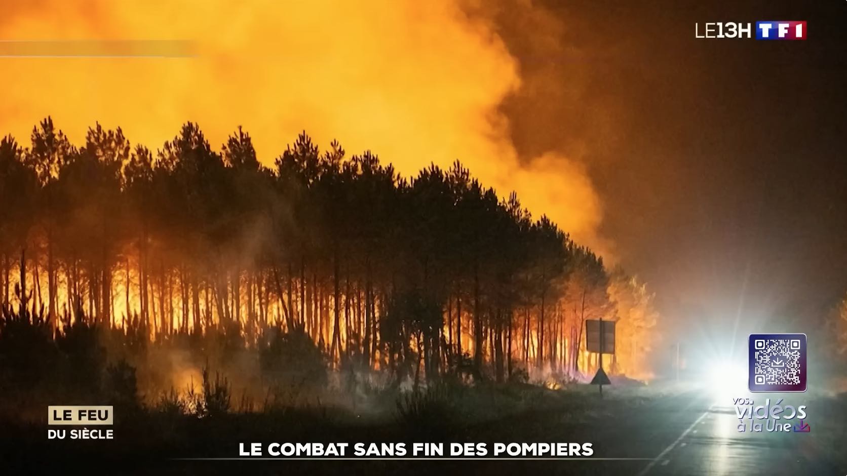 Solidarité suite à la vague d'incendies en France, notamment en Gironde.