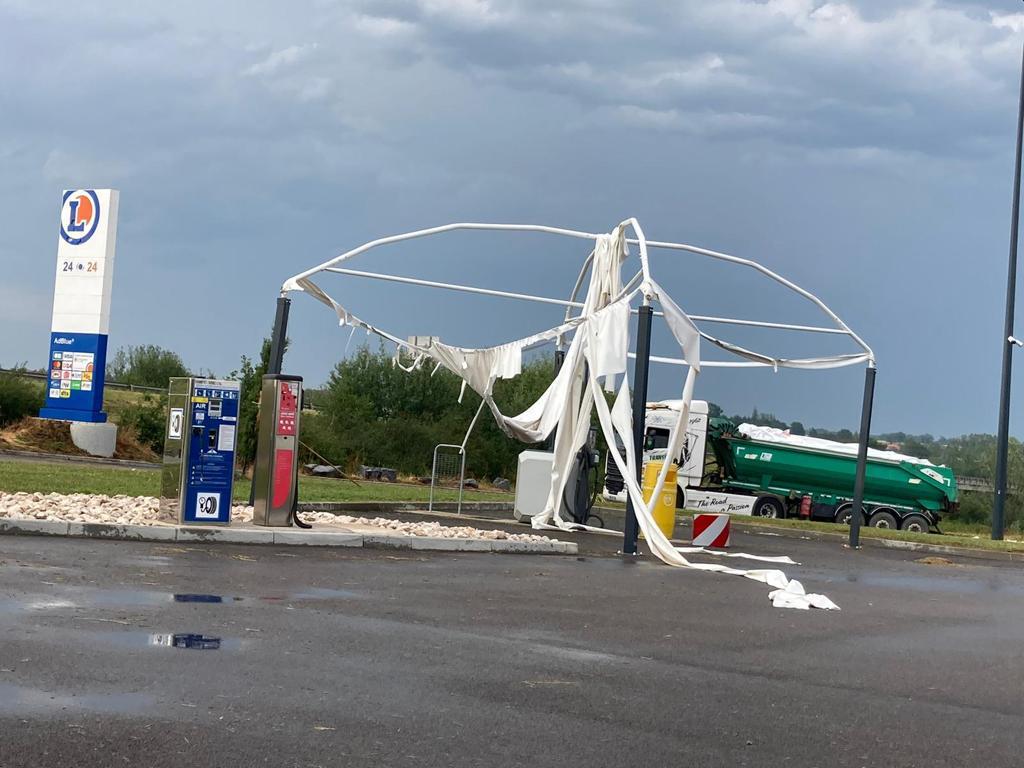 Orages Grêlons France