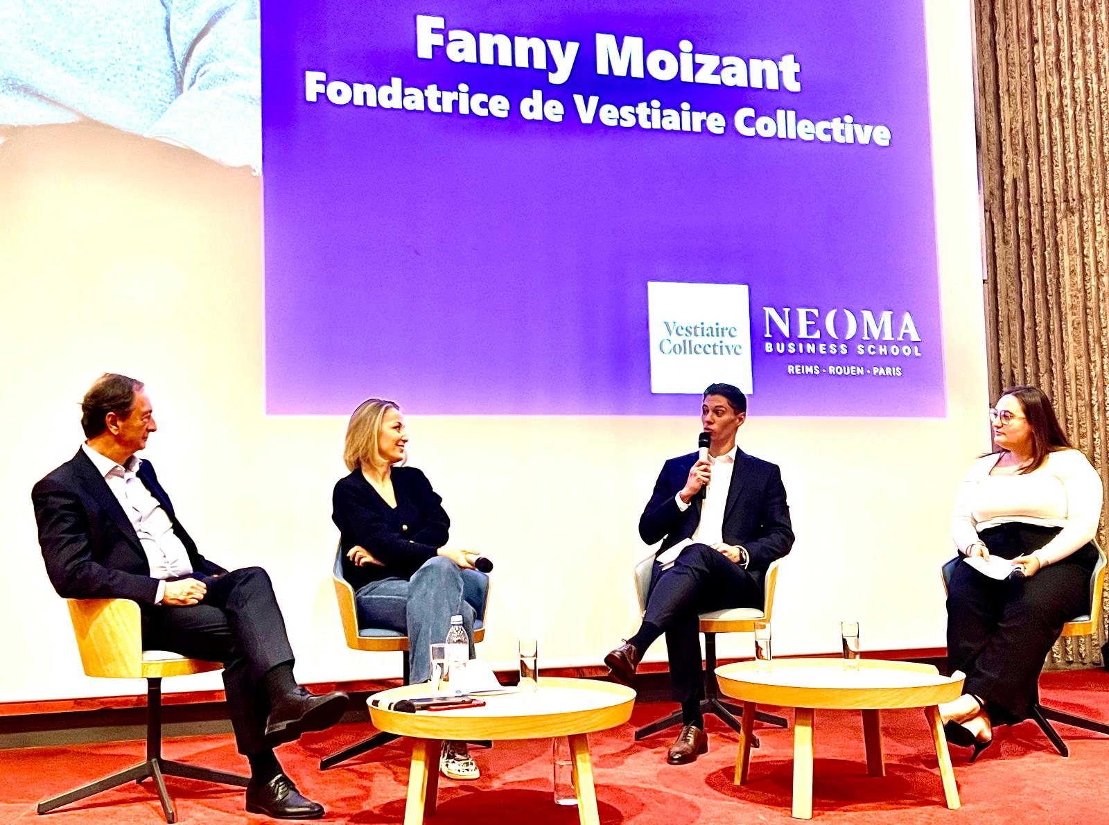 A NEOMA, rencontre passionnante avec Fanny Moizant, fondatrice de Vestiaire Collective
