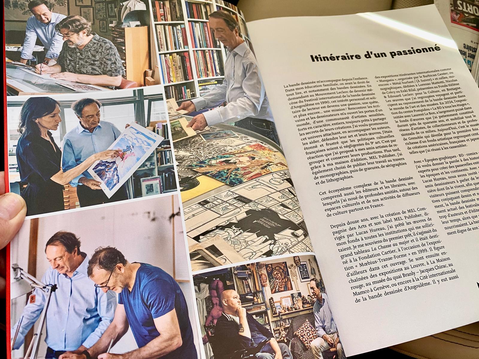 "Epopées Graphiques ": un livre à poser au pied du sapin pour les passionnés de bande dessinée !