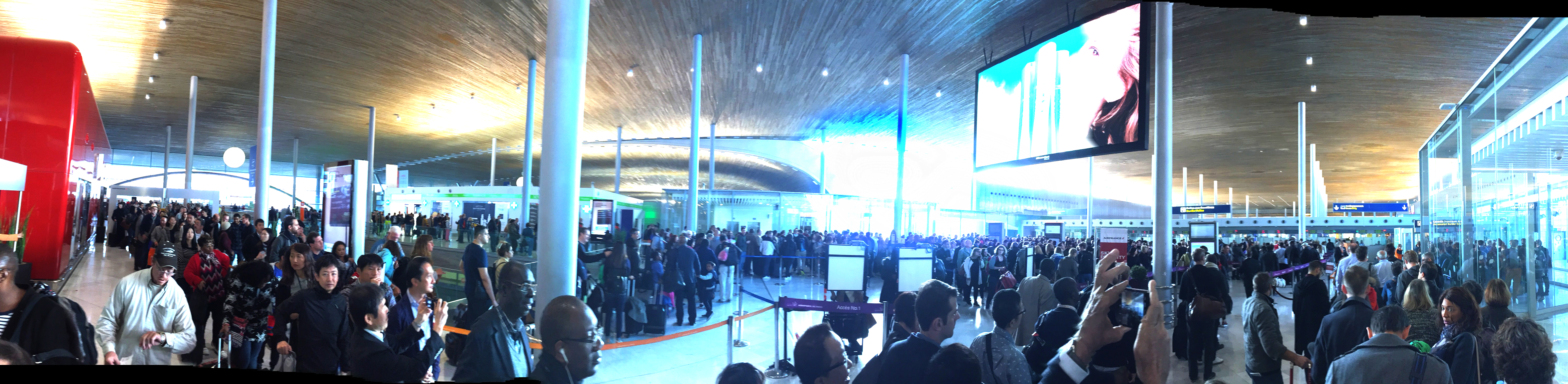Roissy le samedi 8 octobre 2016