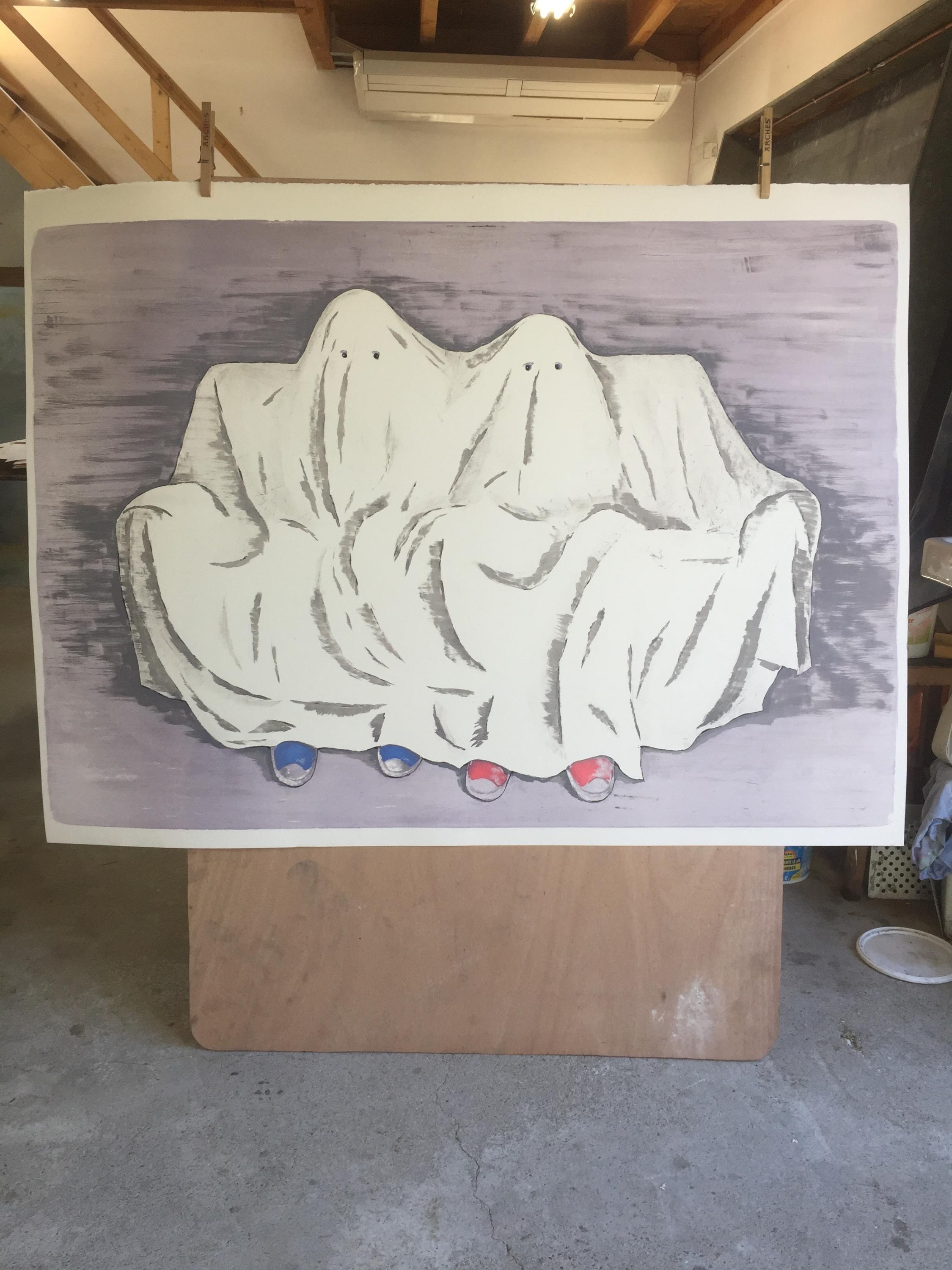 Lithographie en 6 couleurs de James Rielly réalisée à La Force par Stéphane Guilbaud