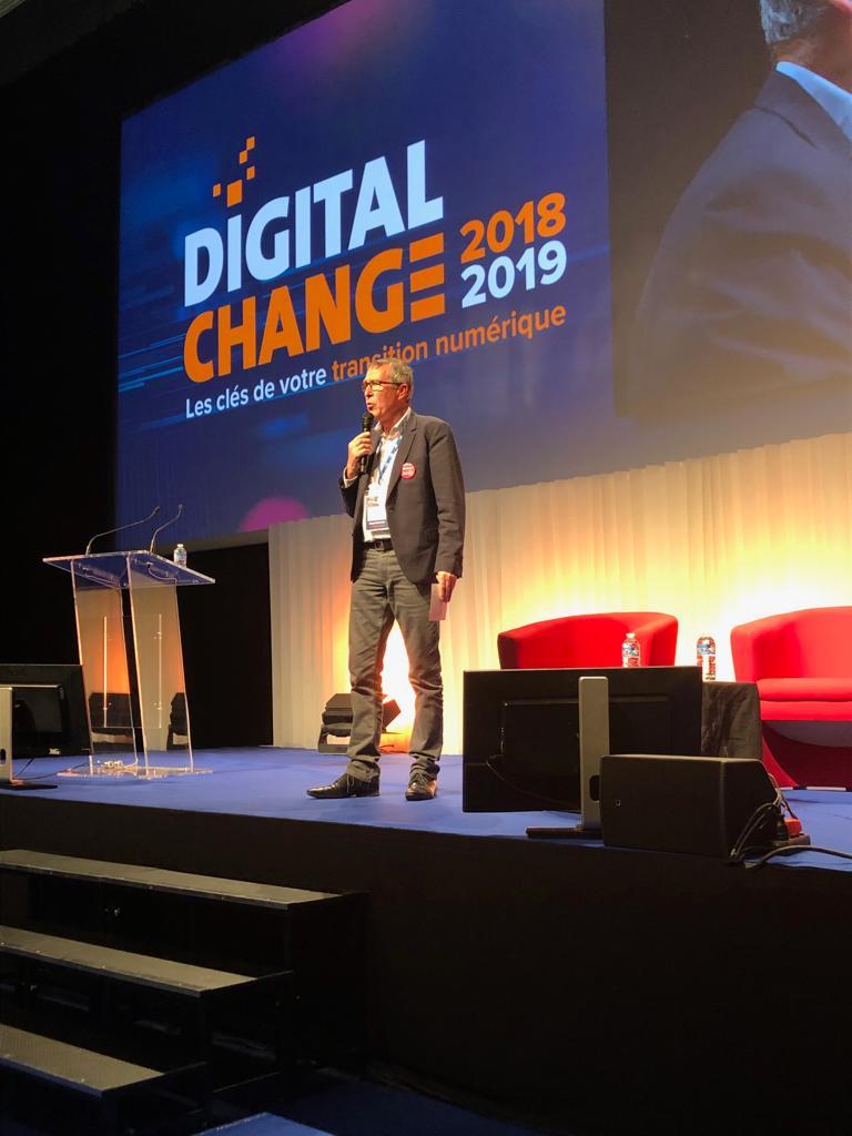 Rencontre avec des entrepreneurs et des dirigeants au Salon Digital Change à Nantes