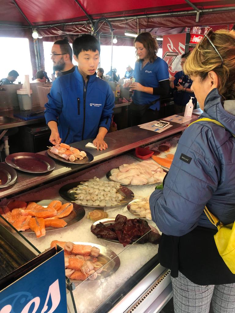 Marché aux poissons Bergen Norvège