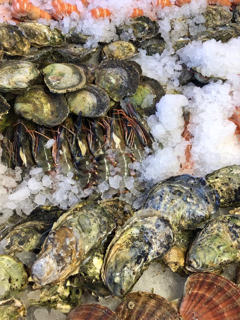 Marché aux poissons Bergen Norvège