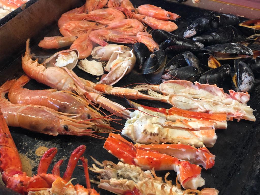 Marché aux poissons Bergen Norvège