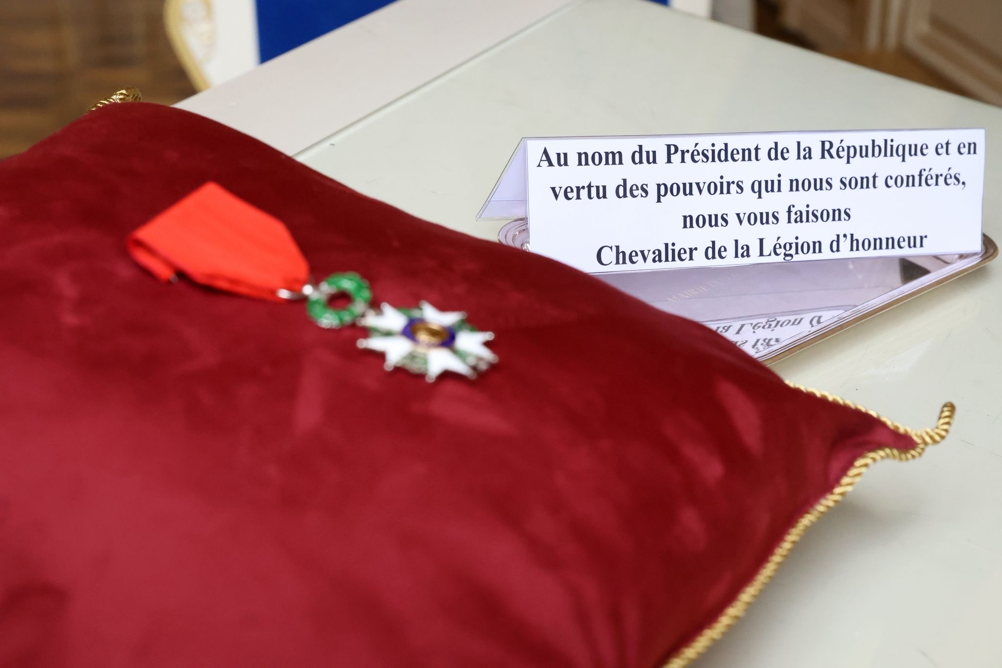 Un honneur : j'ai remis la Légion d'Honneur à Nolwenn Leroy