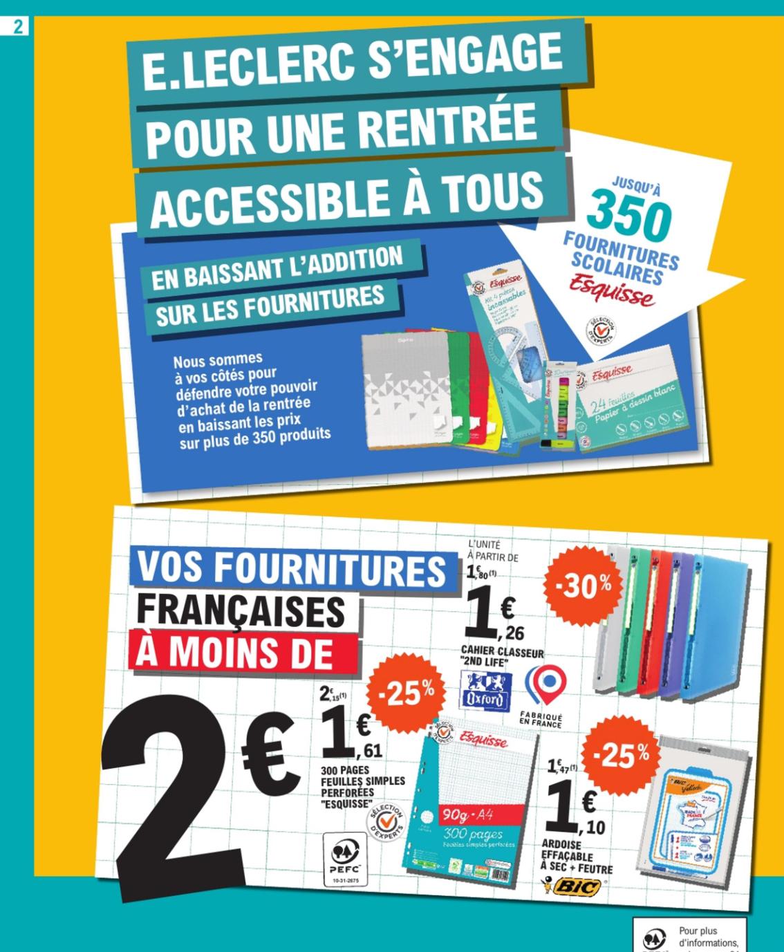 Prix, promotions, nouveautés : toutes les infos sur les courses pour la rentrée des classes 2025 !
