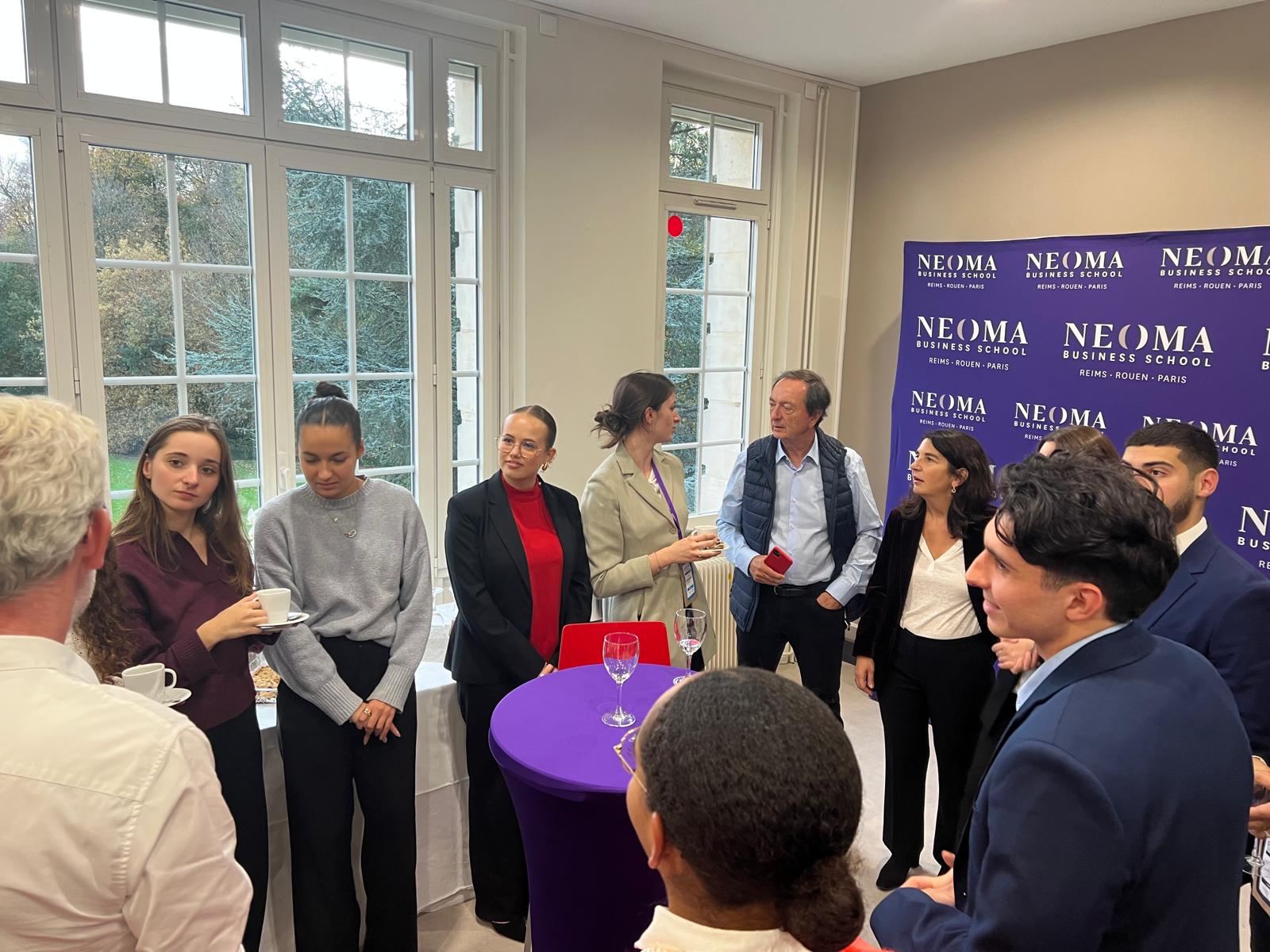 Sébastien Missoffe, DG de Google France, en conférence à NEOMA Business School