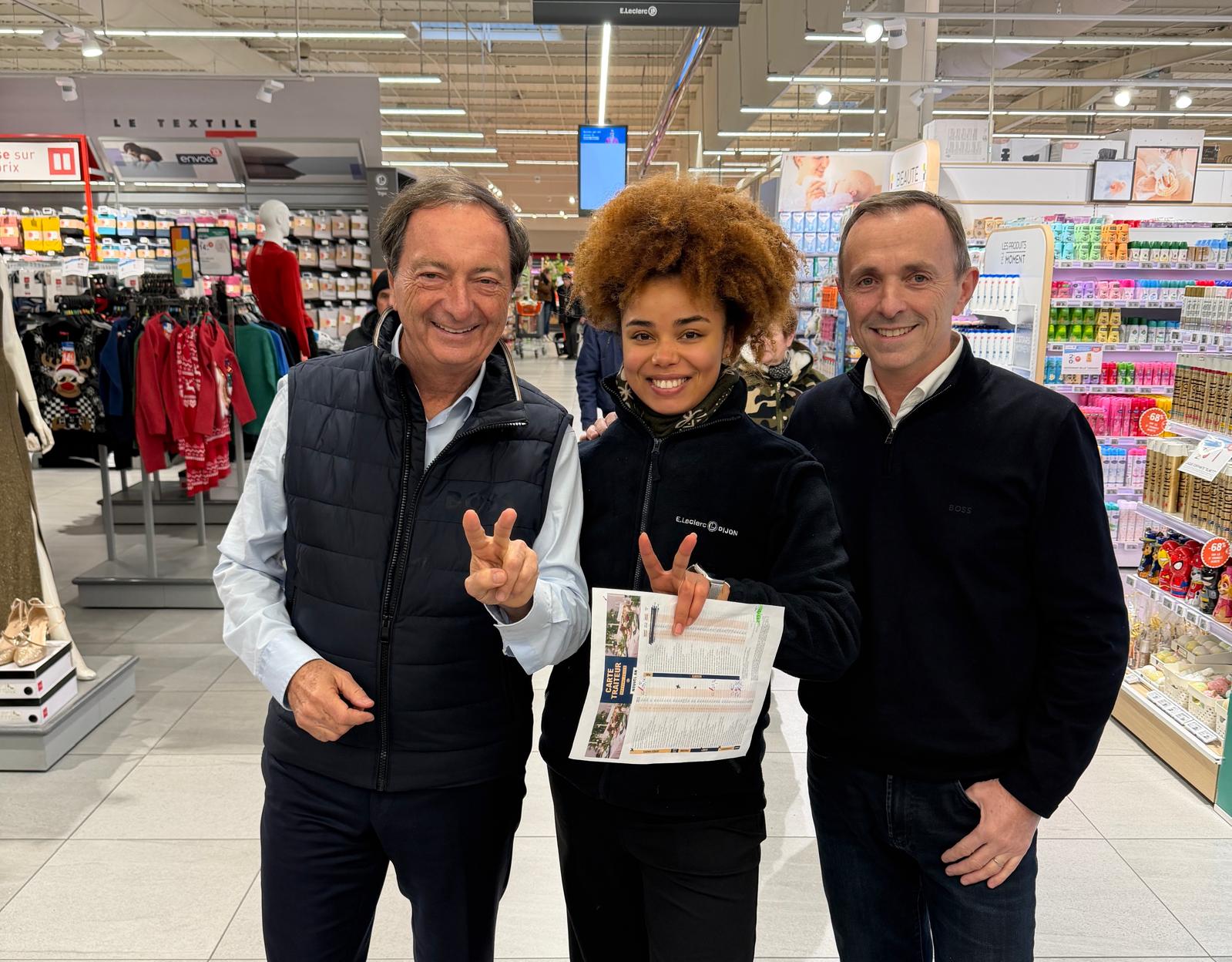 Dernière visite de l’année au centre E.Leclerc de Dijon !