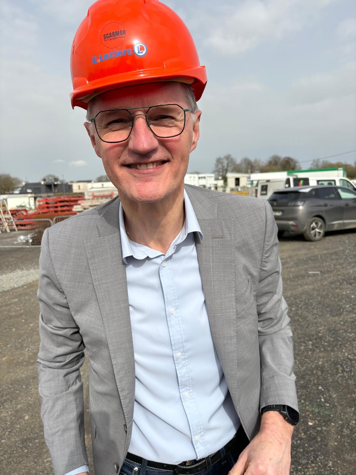 Pose de la première pierre de la nouvelle SCARMOR à Landerneau !