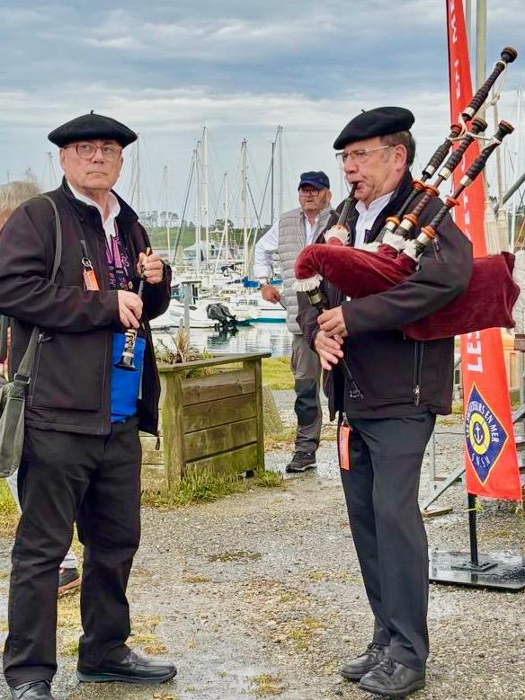 Inauguration d'un bateau de sauvetage de la SNSM à Landéda, dans le Finistère