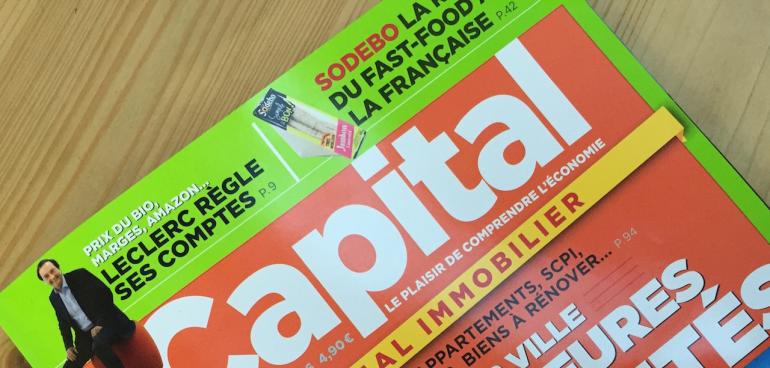 Magazine Capital, mars 2017 : MEL à la Une