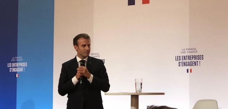 Macron Les entreprises s'engagent à l'Elysée