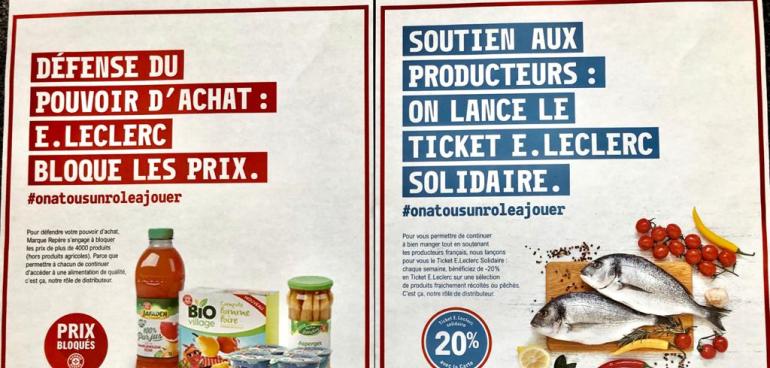 Coronavirus pouvoir d'achat E.Leclerc