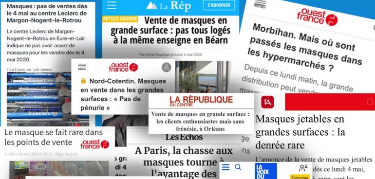 Masques : retour du terrain