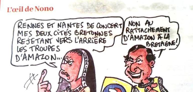 Caricature Le Télégramme