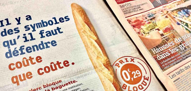 Baguette E.Leclerc prix bloqué