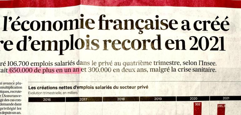 Plein emploi en France