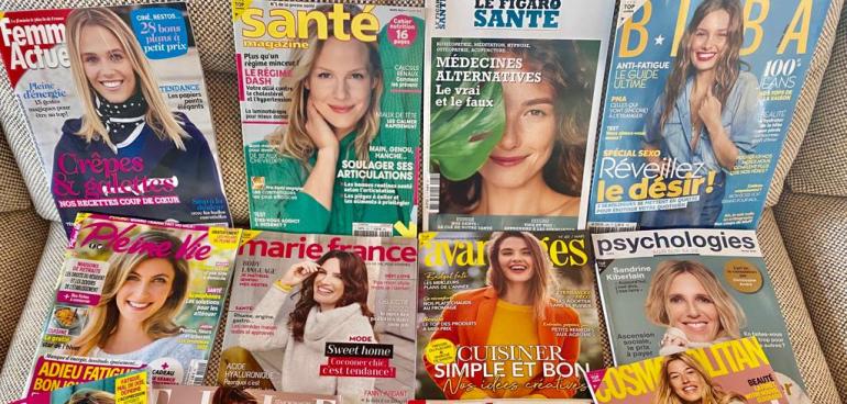 Presse féminine en kiosques