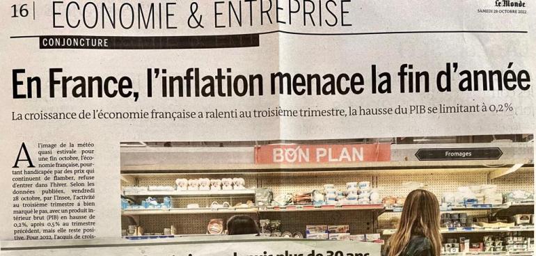 Inflation France 2022